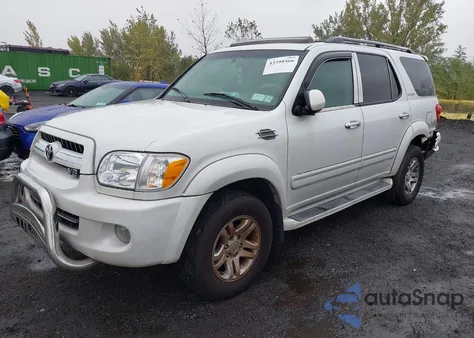2006 Toyota Sequoia Limited V8 z USA, uszkodzony, nr VIN 5TDBT48A26S270518